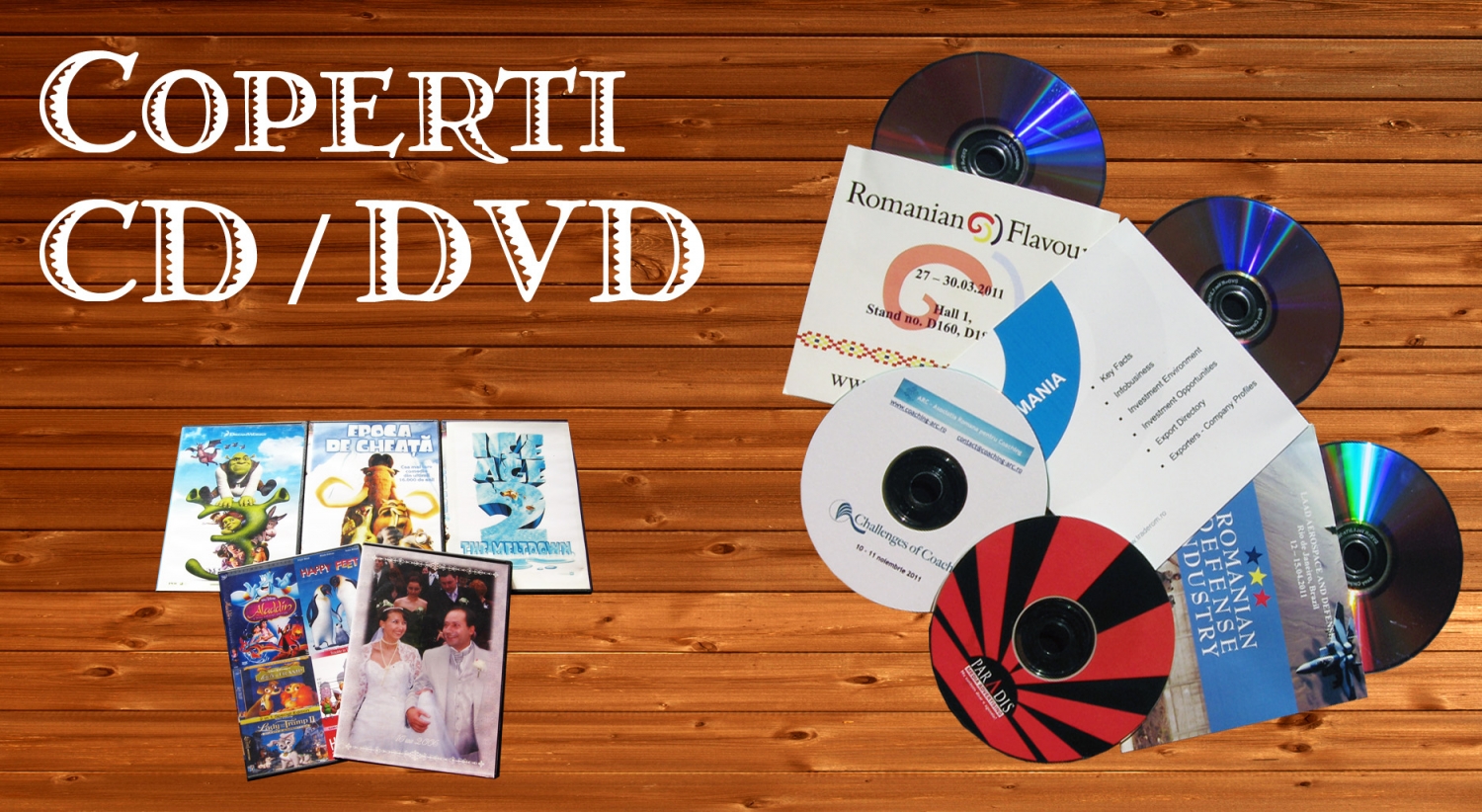 Tipar digital Coperti CD / DVD